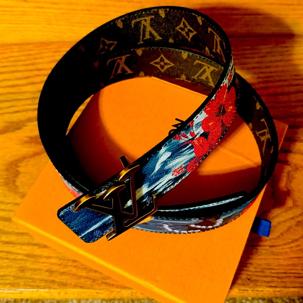 LV Tag 40mm Reversible Belt - 110cm